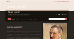 Desktop Screenshot of gustavcaillebotte.org