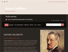 Tablet Screenshot of gustavcaillebotte.org